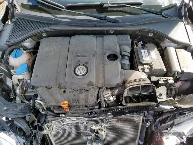 1VWBH7A33CC094944 - 2012 VOLKSWAGEN PASSAT SE GRAY photo 7