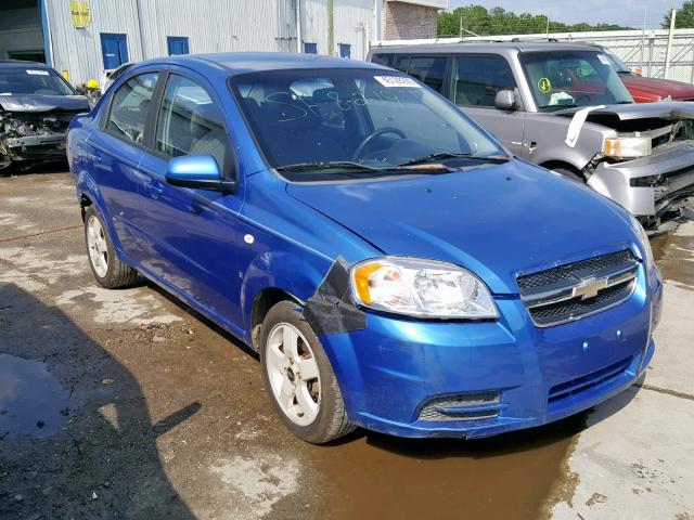 KL1TG56647B114266 - 2007 CHEVROLET AVEO LT BLUE photo 1