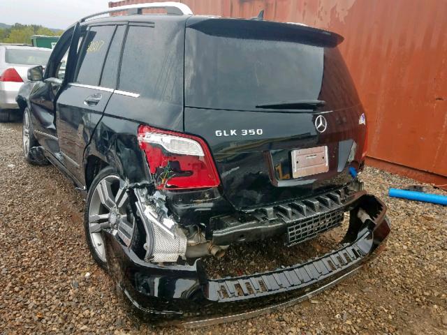 WDCGG5HB0DF991811 - 2013 MERCEDES-BENZ GLK 350 BLACK photo 3