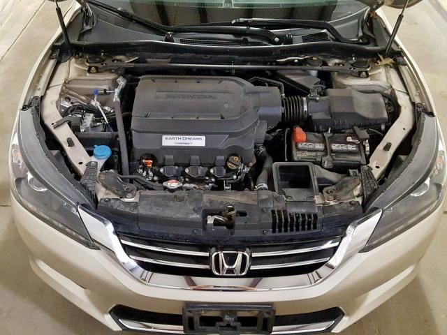 1HGCR3F83EA010073 - 2014 HONDA ACCORD EXL TAN photo 7