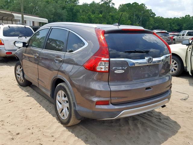 2HKRM3H78GH508616 - 2016 HONDA CR-V EXL GRAY photo 3