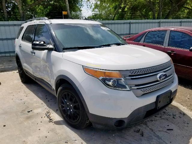 1FMHK7B86BGA53994 - 2011 FORD EXPLORER WHITE photo 1