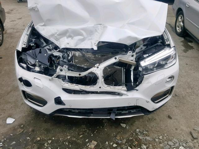 5UXKU2C30H0U28403 - 2017 BMW X6 XDRIVE3 WHITE photo 7