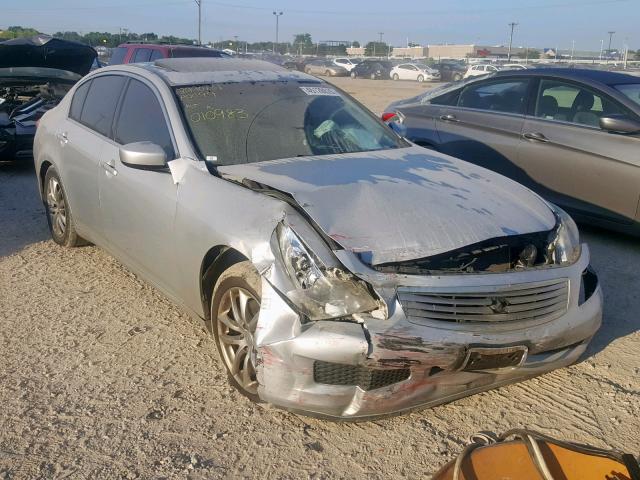 JNKCV61E49M010983 - 2009 INFINITI G37 BASE SILVER photo 1