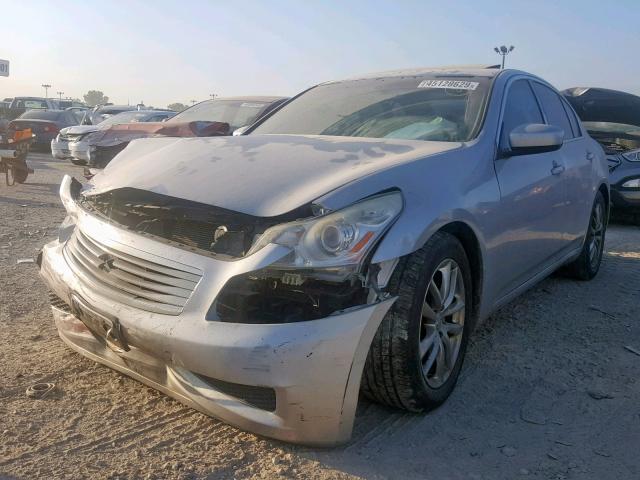 JNKCV61E49M010983 - 2009 INFINITI G37 BASE SILVER photo 2