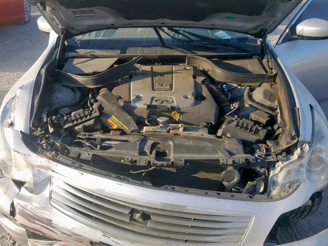 JNKCV61E49M010983 - 2009 INFINITI G37 BASE SILVER photo 7