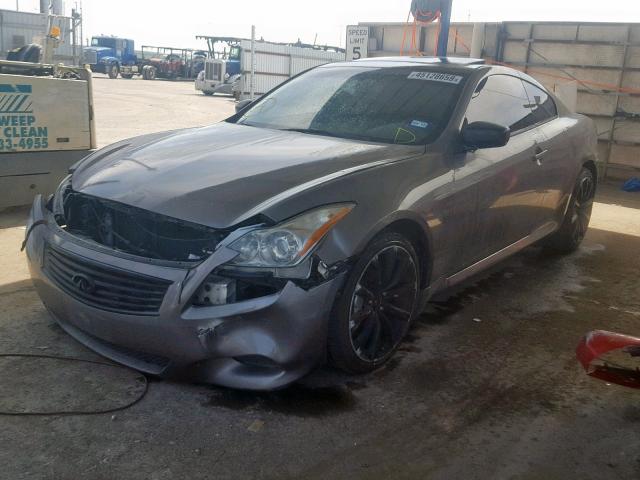 JNKCV64E78M122848 - 2008 INFINITI G37 BASE GRAY photo 2