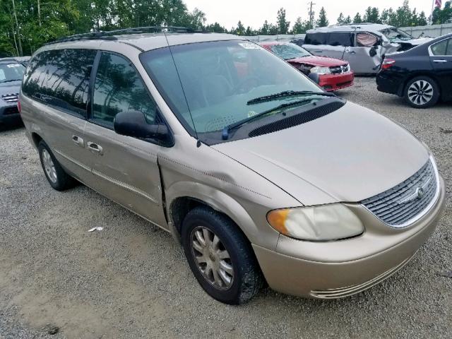 2C4GP44302R614139 - 2002 CHRYSLER TOWN & COU BROWN photo 1