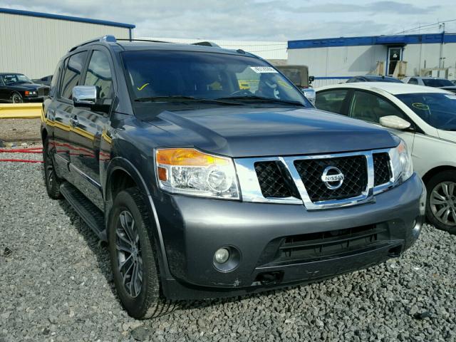 5N1BA0ND1FN621353 - 2015 NISSAN ARMADA SV GRAY photo 1