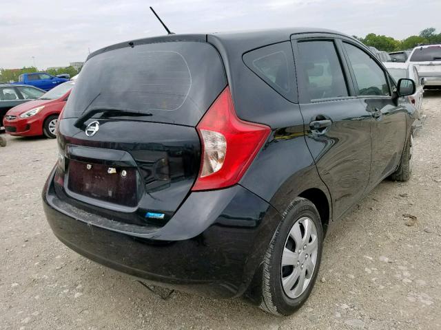 3N1CE2CP5EL401723 - 2014 NISSAN VERSA NOTE BLACK photo 4