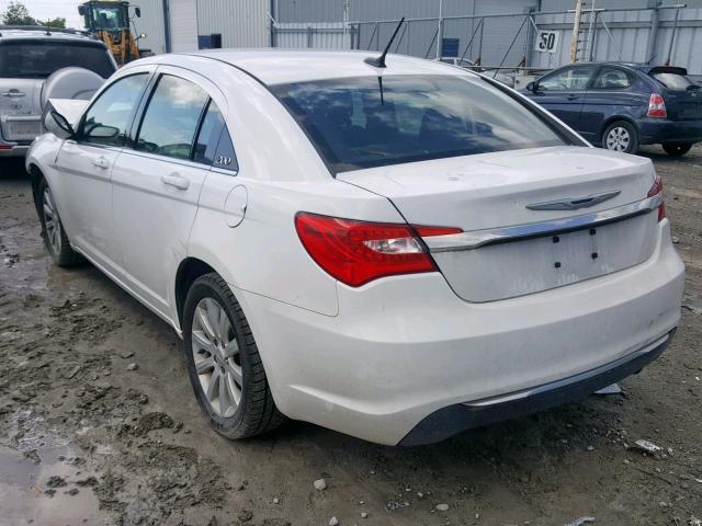 1C3CCBBB5EN100978 - 2014 CHRYSLER 200 TOURIN WHITE photo 3