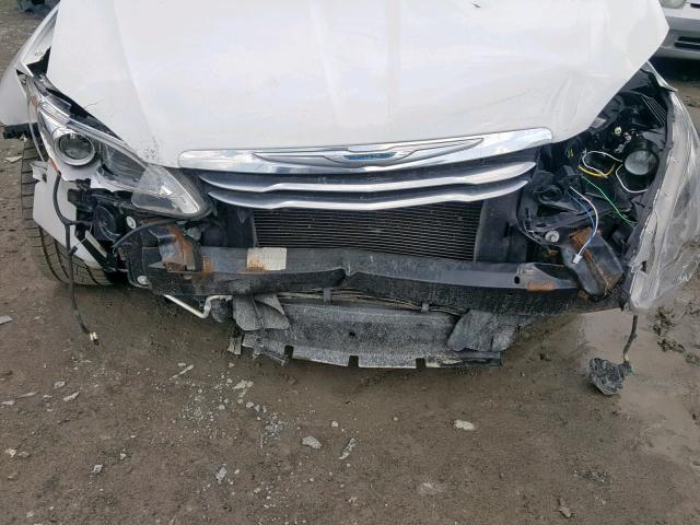 1C3CCBBB5EN100978 - 2014 CHRYSLER 200 TOURIN WHITE photo 9