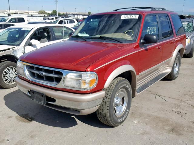 1FMZU34E4WUB13112 - 1998 FORD EXPLORER RED photo 2