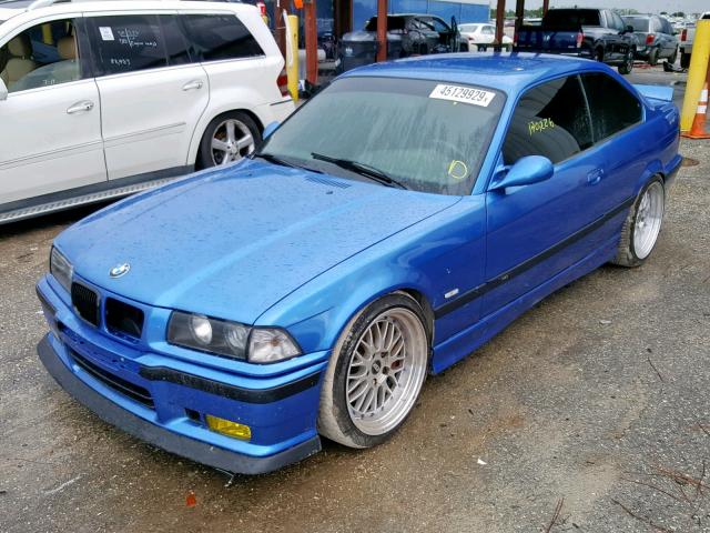 WBSBG9327VEY76248 - 1997 BMW M3 BLUE photo 2