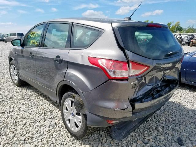 1FMCU0F73DUC09880 - 2013 FORD ESCAPE S GRAY photo 3