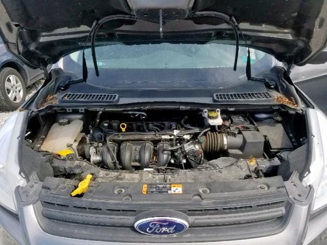 1FMCU0F73DUC09880 - 2013 FORD ESCAPE S GRAY photo 7