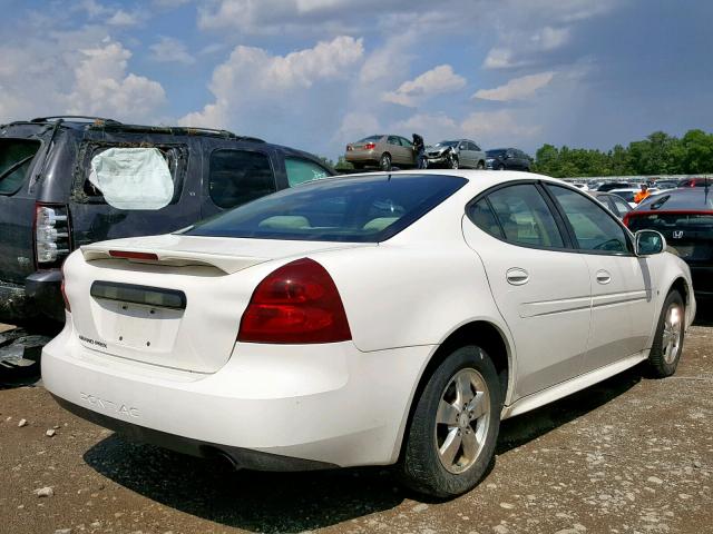 2G2WP552171112547 - 2007 PONTIAC GRAND PRIX WHITE photo 4
