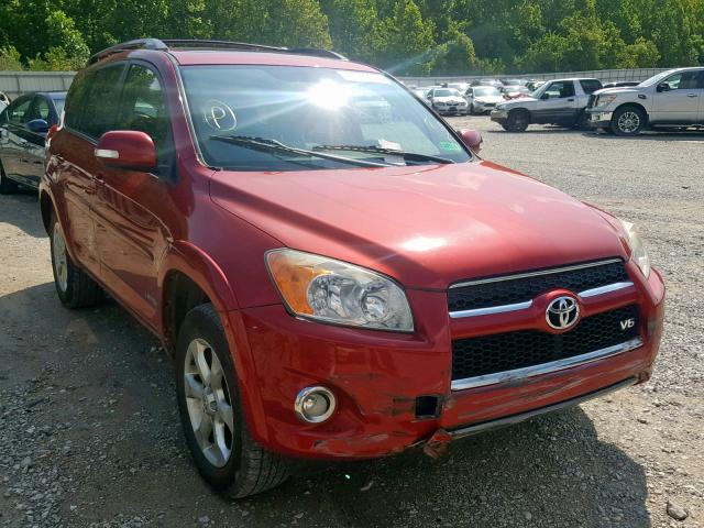 2T3DK4DV4BW038709 - 2011 TOYOTA RAV4 LIMIT MAROON photo 1