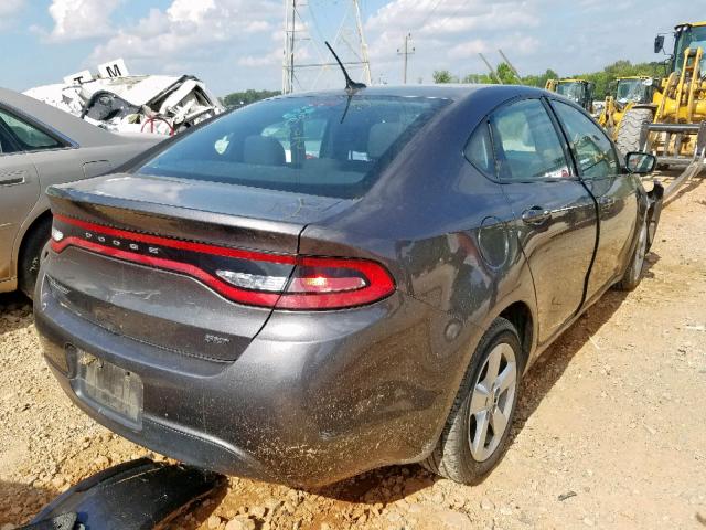 1C3CDFBB6FD330492 - 2015 DODGE DART SXT CHARCOAL photo 4