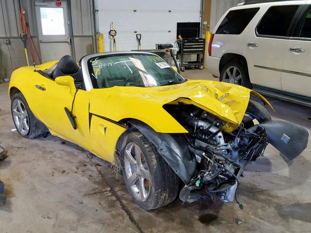 1G2MG35X97Y124840 - 2007 PONTIAC SOLSTICE G YELLOW photo 1