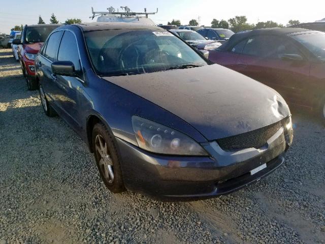 1HGCM66894A077100 - 2004 HONDA ACCORD EX GRAY photo 1