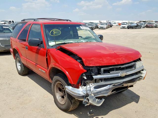 1GNCS18W51K266696 - 2001 CHEVROLET BLAZER RED photo 1