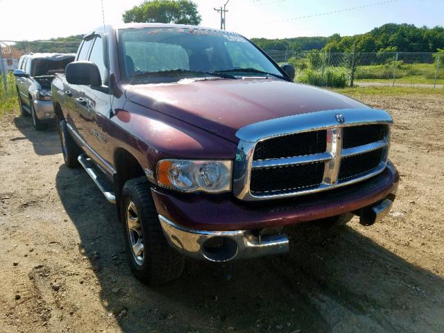 3D7KU28D43G843060 - 2003 DODGE RAM 2500 S MAROON photo 1