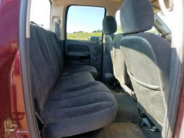 3D7KU28D43G843060 - 2003 DODGE RAM 2500 S მუქწითელი ფოტო 6