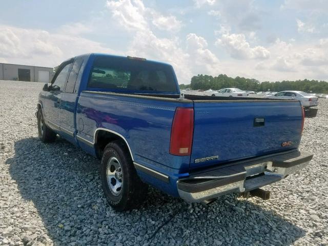 1GTEC19R2VE511806 - 1997 GMC SIERRA C15 BLUE photo 3