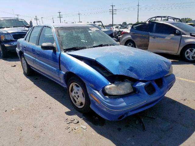 1G2NE52M0TC761607 - 1996 PONTIAC GRAND AM S BLUE photo 1