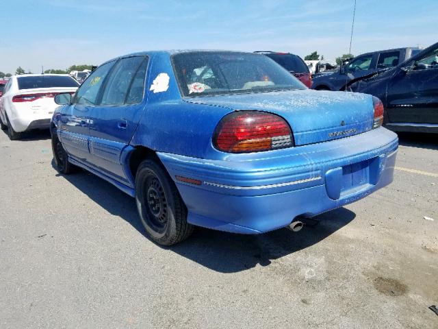 1G2NE52M0TC761607 - 1996 PONTIAC GRAND AM S BLUE photo 3
