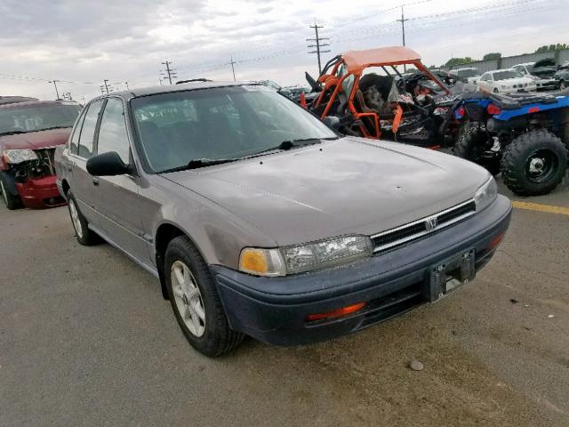 JHMCB7546NC030779 - 1992 HONDA ACCORD DX BROWN photo 1