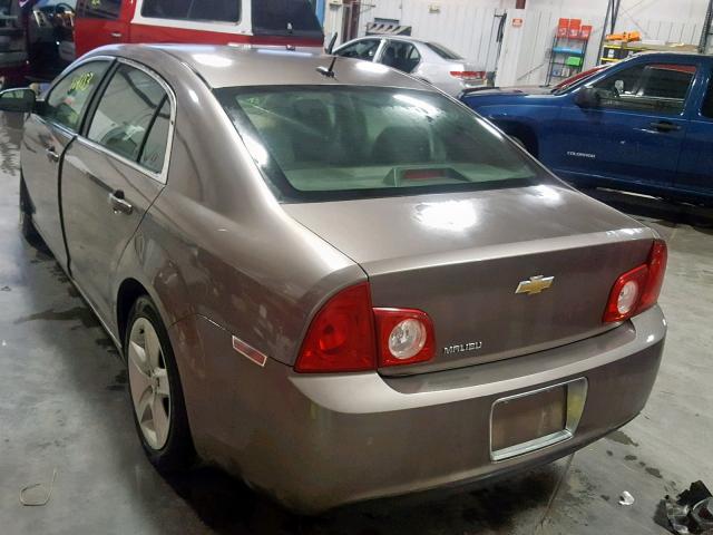 1G1ZB5EB7AF232045 - 2010 CHEVROLET MALIBU LS GRAY photo 3