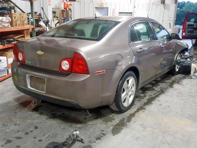 1G1ZB5EB7AF232045 - 2010 CHEVROLET MALIBU LS GRAY photo 4