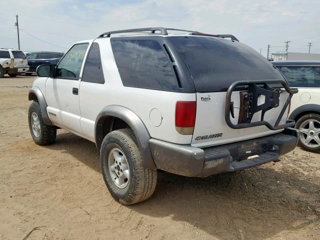 1GNCT18WXXK200344 - 1999 CHEVROLET BLAZER WHITE photo 3