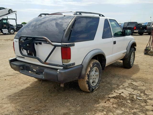 1GNCT18WXXK200344 - 1999 CHEVROLET BLAZER WHITE photo 4