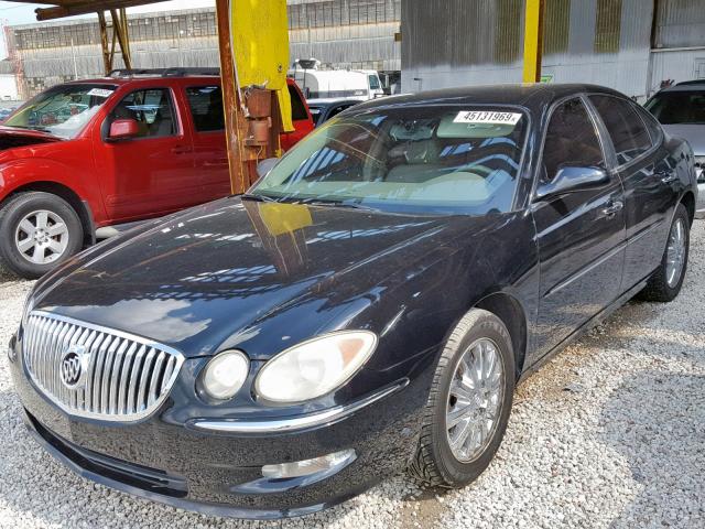 2G4WD582381272720 - 2008 BUICK LACROSSE C BLACK photo 2