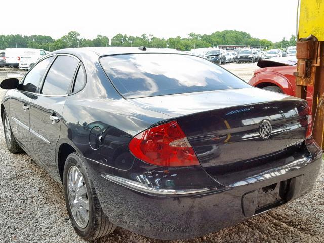 2G4WD582381272720 - 2008 BUICK LACROSSE C BLACK photo 3