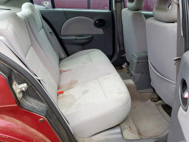 1G8AJ55FX6Z108281 - 2006 SATURN ION LEVEL RED photo 6