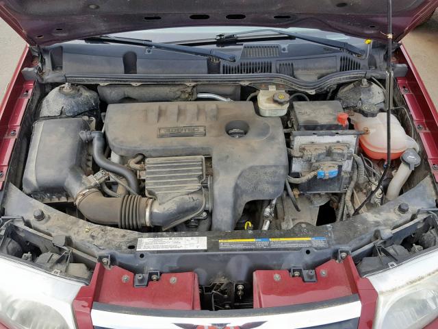 1G8AJ55FX6Z108281 - 2006 SATURN ION LEVEL RED photo 7