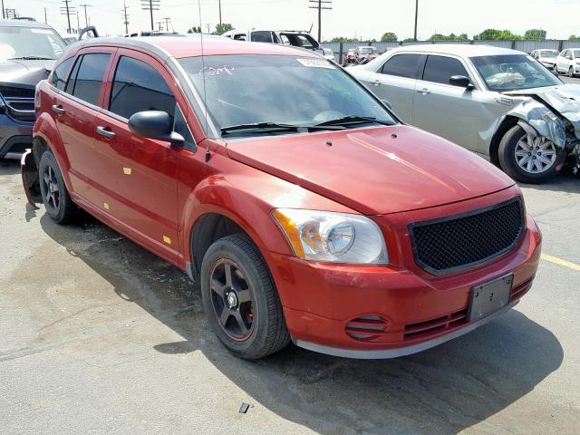 1B3HB28C28D509780 - 2008 DODGE CALIBER RED photo 1