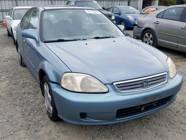 2HGEJ8545YH590489 - 2000 HONDA CIVIC EX BLUE photo 1