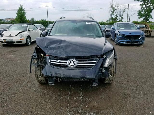 WVGBV75N29W539586 - 2009 VOLKSWAGEN TIGUAN SE BLACK photo 9