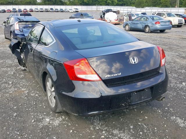 1HGCS1B84CA014175 - 2012 HONDA ACCORD EXL BLACK photo 3