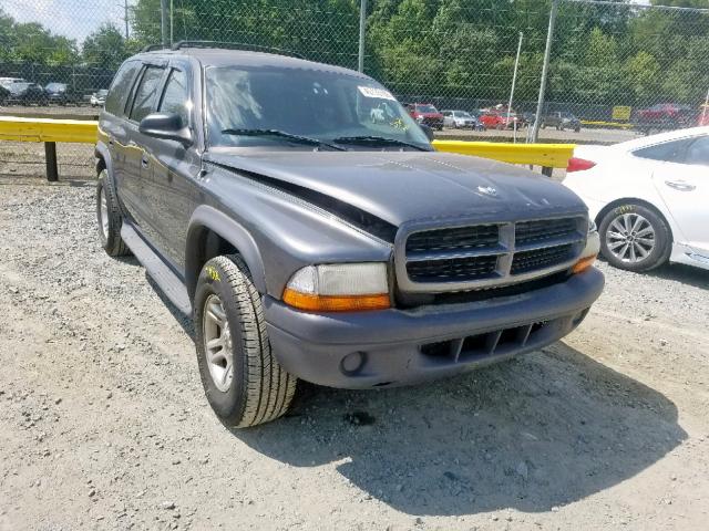 1D4HS38N23F570102 - 2003 DODGE DURANGO SP CHARCOAL photo 1