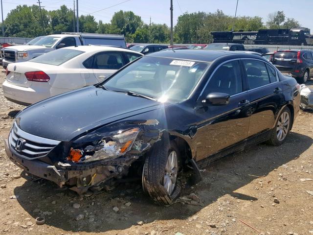 1HGCP2F81CA037964 - 2012 HONDA ACCORD EXL BLACK photo 2