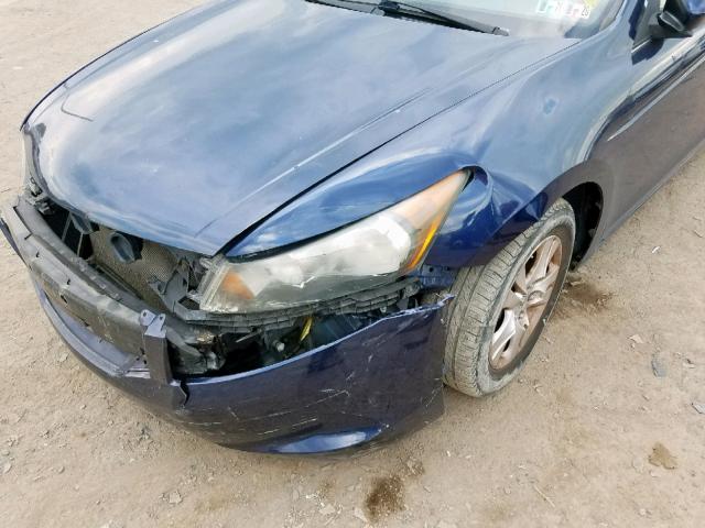 1HGCP26449A098411 - 2009 HONDA ACCORD LXP BLUE photo 9