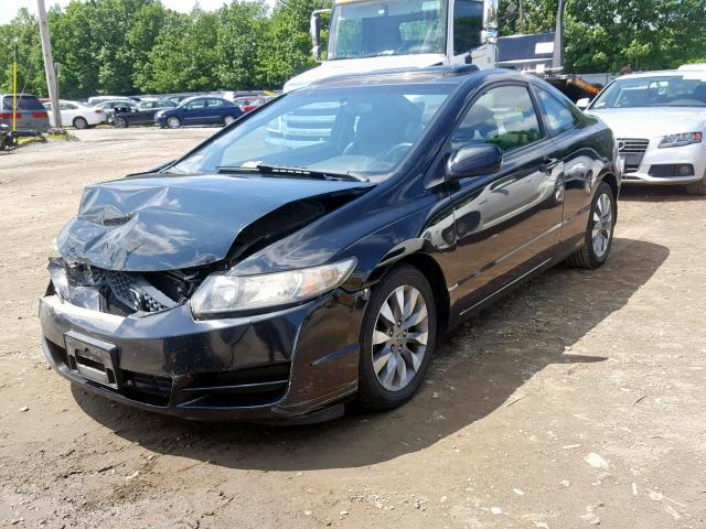 2HGFG1B93AH513314 - 2010 HONDA CIVIC EXL BLACK photo 2