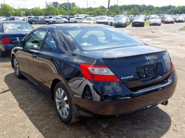 2HGFG1B93AH513314 - 2010 HONDA CIVIC EXL BLACK photo 3