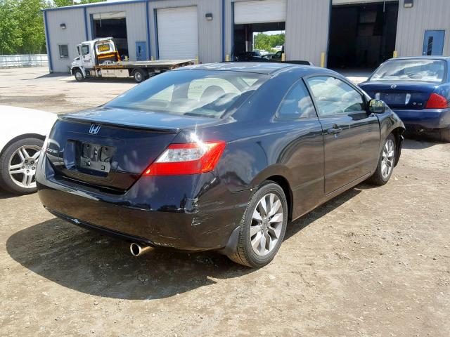 2HGFG1B93AH513314 - 2010 HONDA CIVIC EXL BLACK photo 4